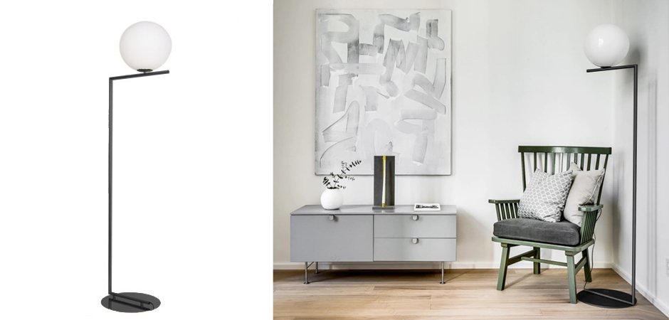Торшер Flos IC Lights F Black Торшер Flos IC Lights F Black - Loft-Concept в Брянске