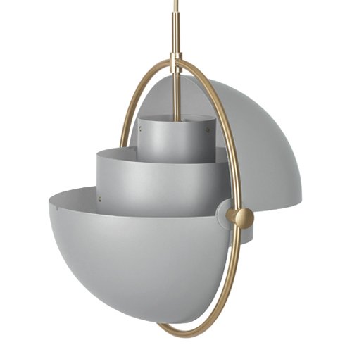 Люстра Louis Weisdorff Multi-lite Pendant Gray Латунь Серый в Брянске | Loft Concept 