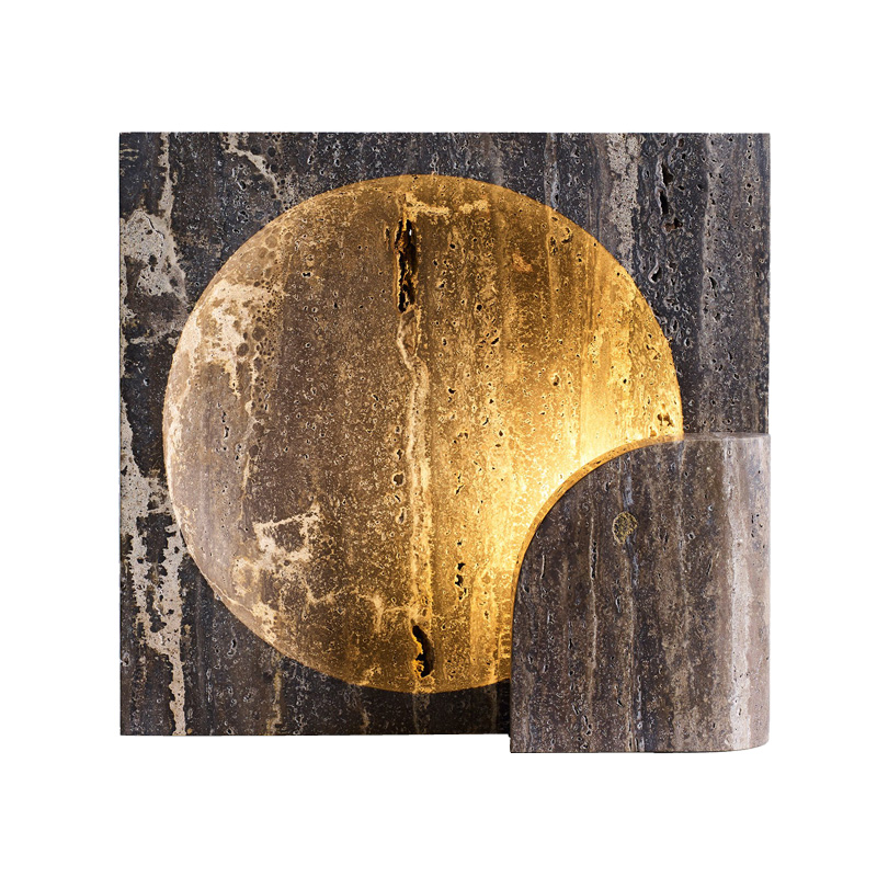 Настольная лампа Block Sconce - Stone Серый Настольная лампа Block Sconce - Stone Серый в Брянске | Loft Concept