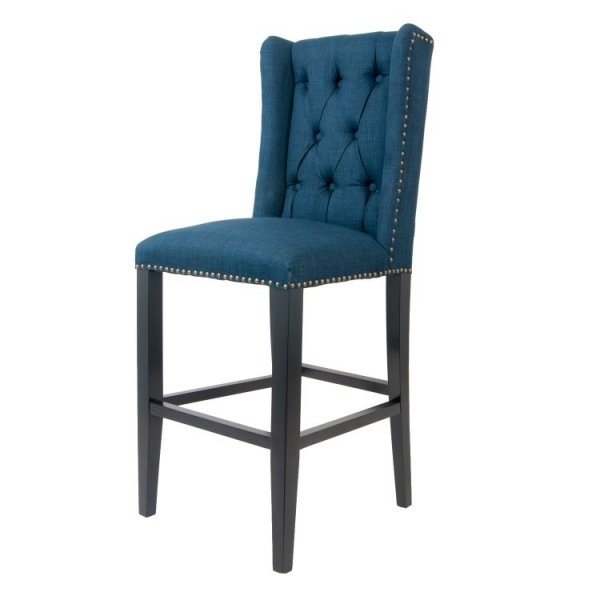 Стул French chairs Provence Barton Blue Chair Черный Синий Стул French chairs Provence Barton Blue Chair Черный Синий в Брянске | Loft Concept