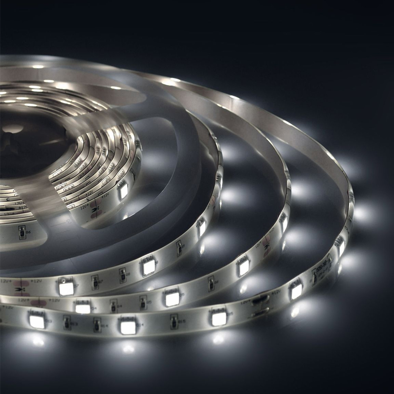 Светодиодная влагозащищенная лента 7,2W/m 30LED/m 5050SMD холодный белый 5M Белый Светодиодная влагозащищенная лента 7,2W/m 30LED/m 5050SMD холодный белый 5M Белый в Брянске | Loft Concept