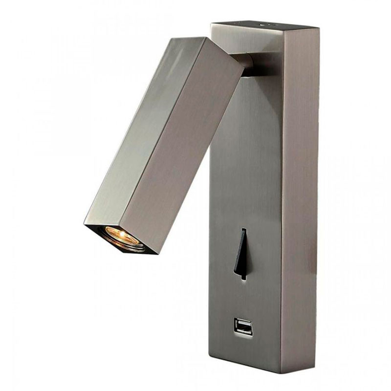 Бра Chelsom WALL LED DOCK Silver USB Хром Бра Chelsom WALL LED DOCK Silver USB Хром в Брянске | Loft Concept