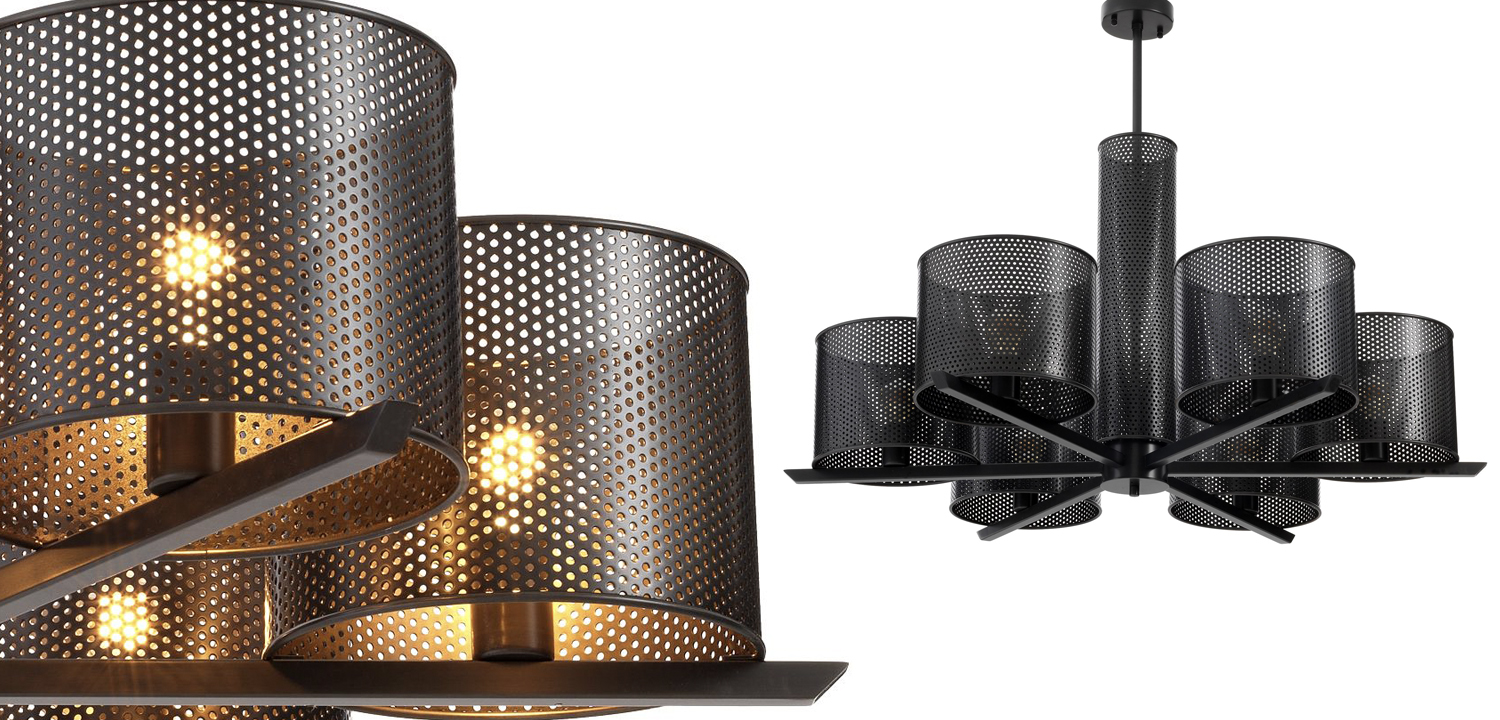 Люстра Eichholtz Chandelier Morrison Bronze - фото