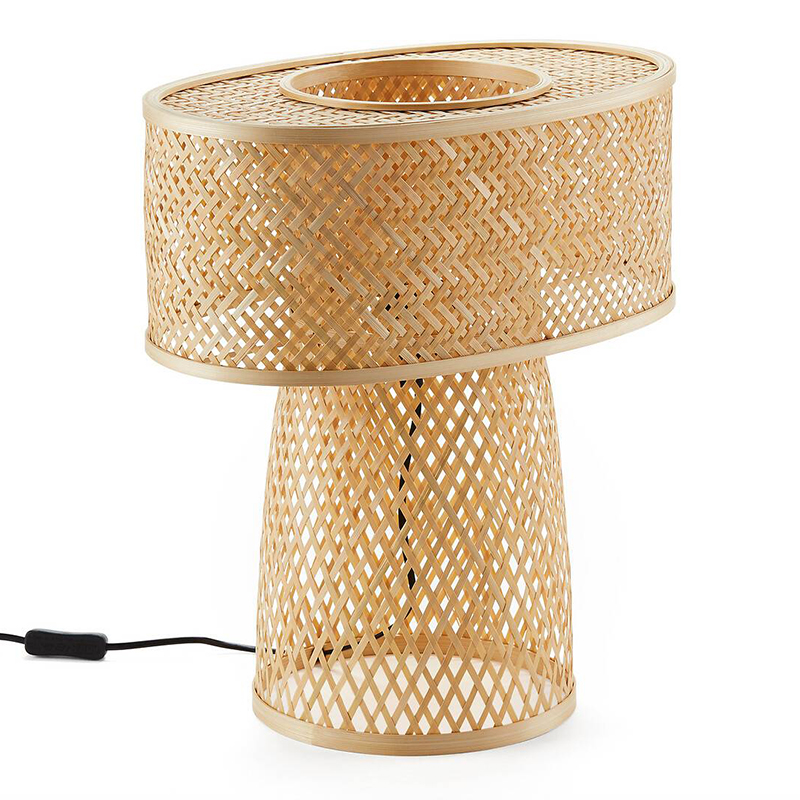 Настольная лампа Maren Wicker Table lamp Бежевый в Брянске | Loft Concept 