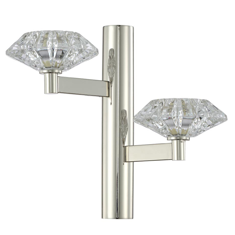 Бра Yerker Sconce nickel Никель Прозрачный Бра Yerker Sconce nickel Никель Прозрачный в Брянске | Loft Concept