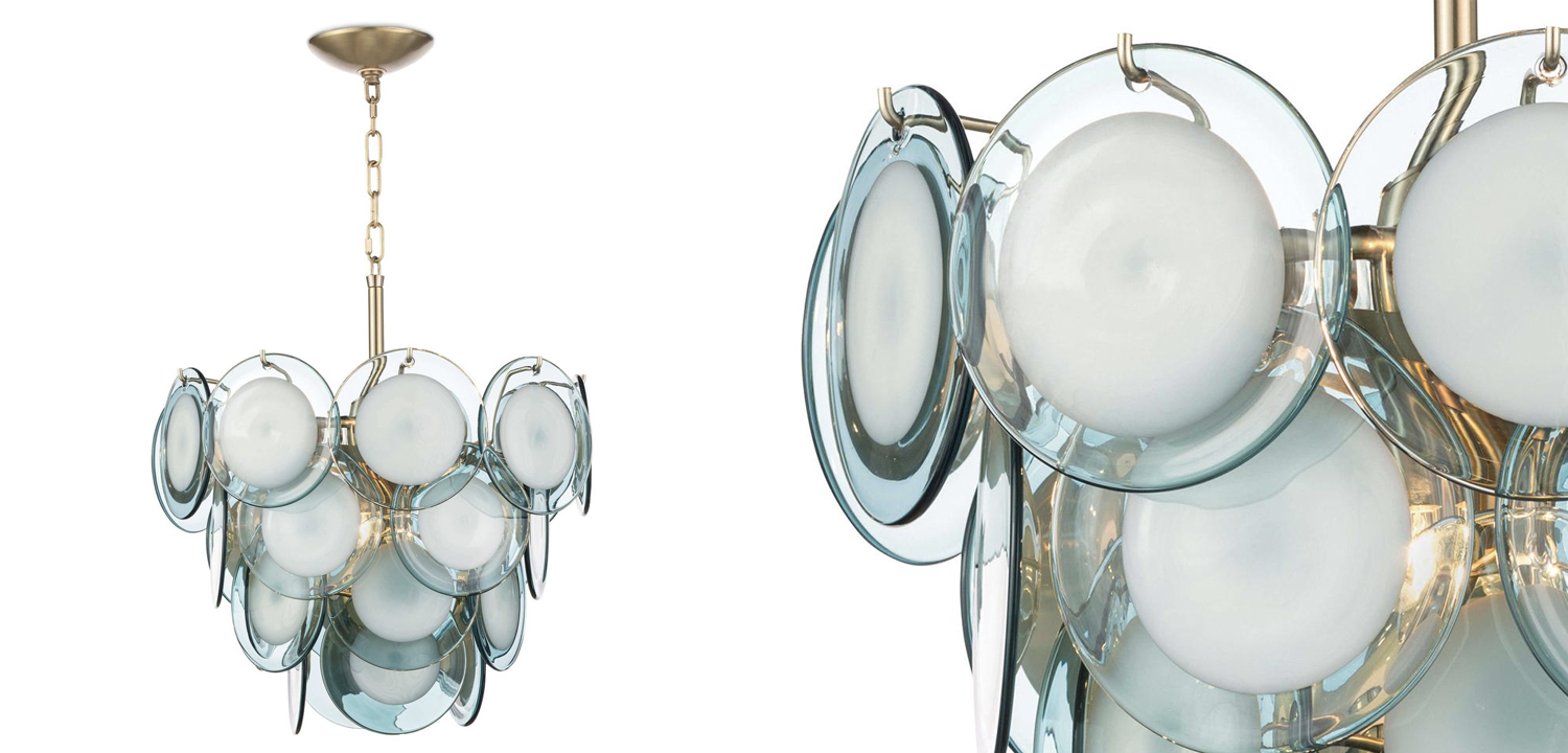 Люстра Ife Aqua Glass Chandelier - фото