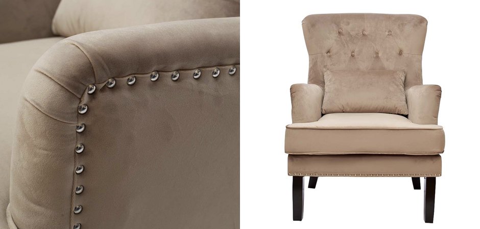 Кресло Stony Brook Chair Beige Кресло Stony Brook Chair Beige - Loft-Concept в Брянске