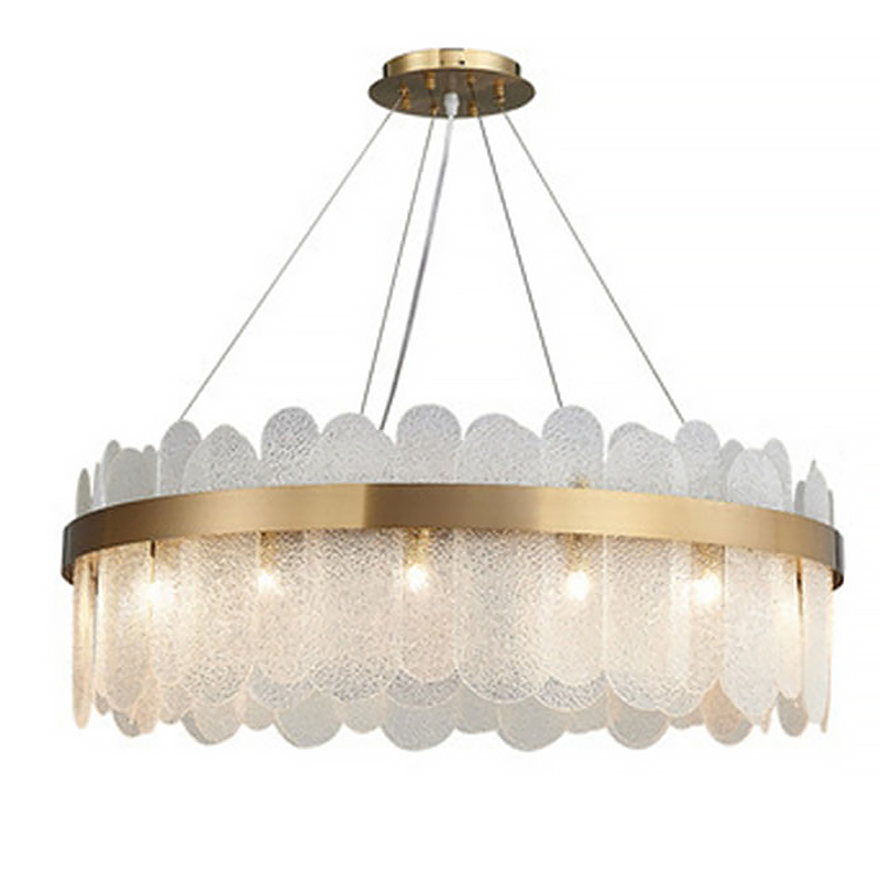 Люстра Blount Chandelier Raised Латунь Прозрачный Люстра Blount Chandelier Raised Латунь Прозрачный в Брянске | Loft Concept