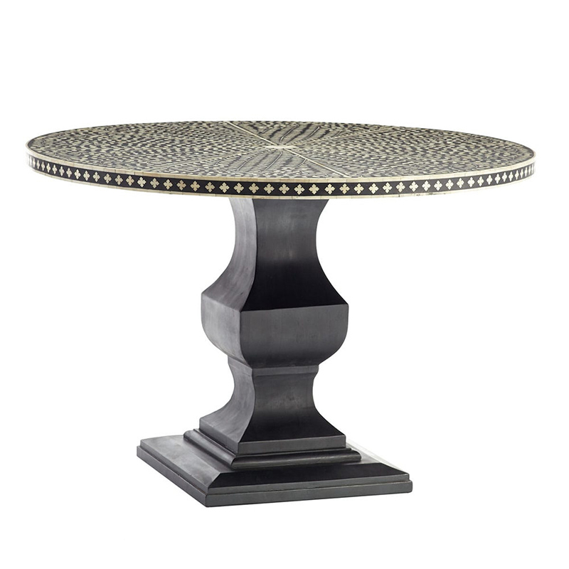 Barnsley Dining Table - Bernhardt Черно-белый Barnsley Dining Table - Bernhardt Черно-белый в Брянске | Loft Concept