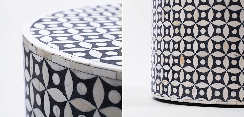 Табурет Inlaid Bone Geometry Табурет Inlaid Bone Geometry - Loft-Concept в Брянске