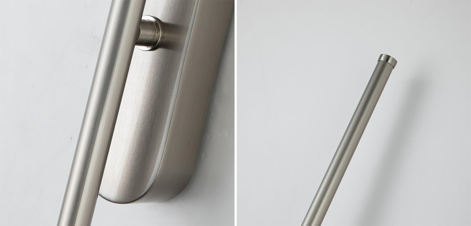 Бра Kim Trumpet tube Nickel Wall Lamp 100 - фото