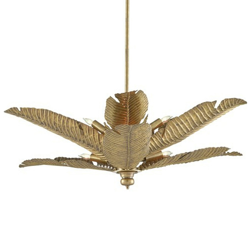 Дизайнерская Люстра Золотые Листья Пальмы Modern Golden Palm Leaves Chandelier Золотой Дизайнерская Люстра Золотые Листья Пальмы Modern Golden Palm Leaves Chandelier Золотой в Брянске | Loft Concept