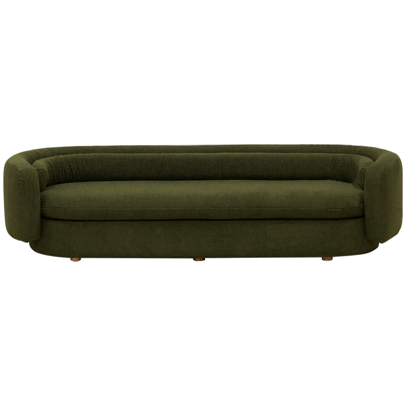 Диван Everard Green Sofa Зеленый Коричневый в Брянске | Loft Concept 