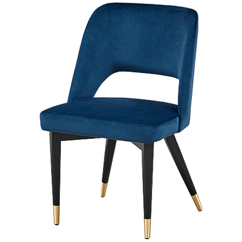 Стул Neasan Stool blue Черный Синий Латунь Стул Neasan Stool blue Черный Синий Латунь в Брянске | Loft Concept