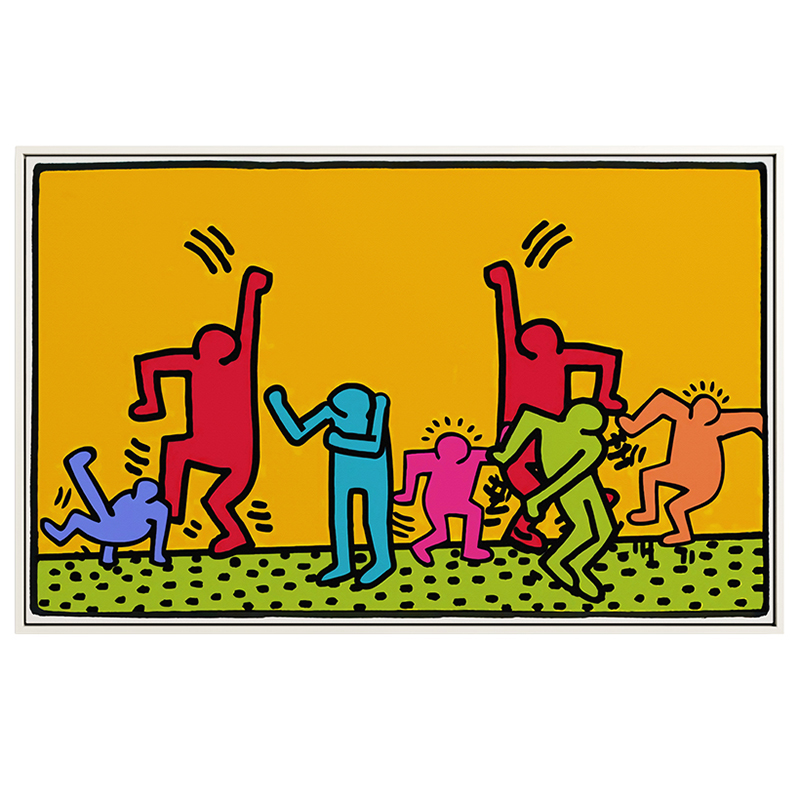 Постер Keith Haring 6 Мульти Постер Keith Haring 6 Мульти в Брянске | Loft Concept