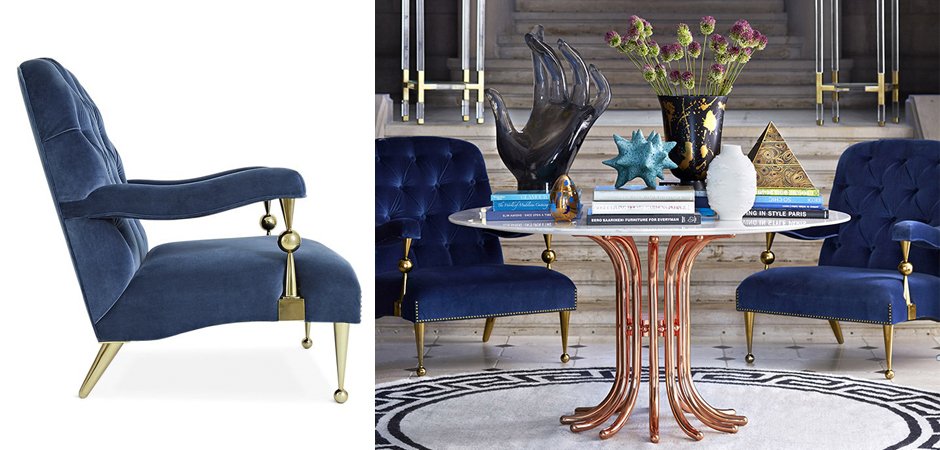 Кресло Jonathan Adler Caracas Chair Кресло Jonathan Adler Caracas Chair - Loft-Concept в Брянске