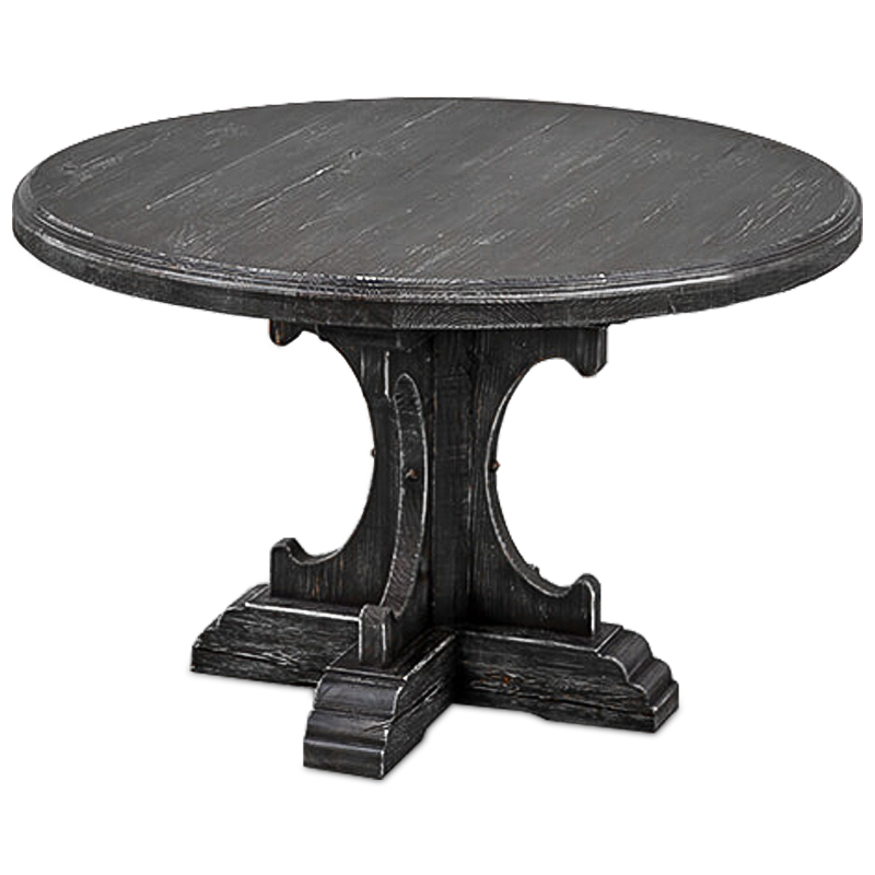 Обеденный стол Aegeon Dinner Table Винтажный черный Обеденный стол Aegeon Dinner Table Винтажный черный в Брянске | Loft Concept