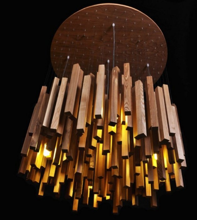 Люстра Wooden September Rain Люстра Wooden September Rain в Брянске | Loft Concept