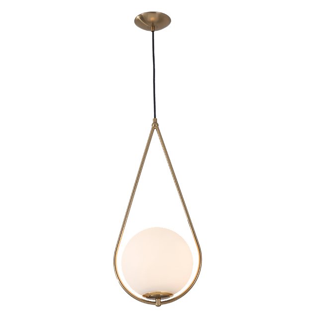 Люстра CORDA PENDANT LAMP Черный Латунь Белый Люстра CORDA PENDANT LAMP Черный Латунь Белый в Брянске | Loft Concept