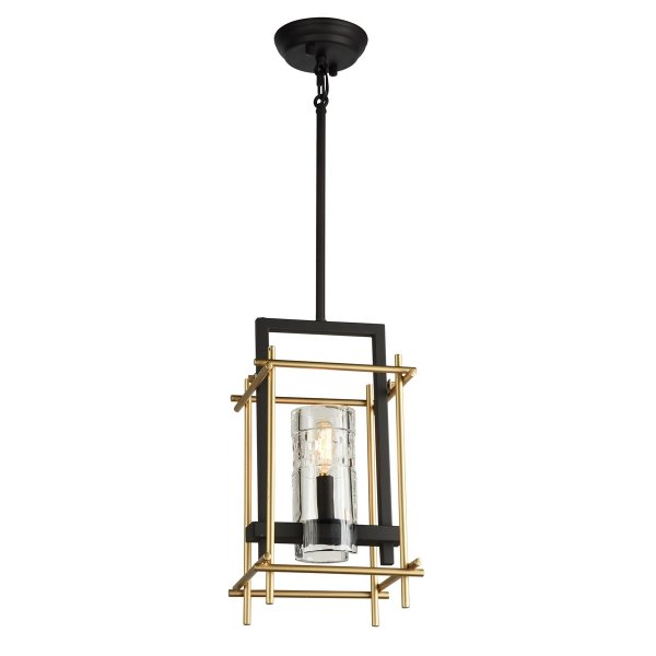 Подвесной светильник Brass Glass Pendant Черный Латунь в Брянске | Loft Concept 