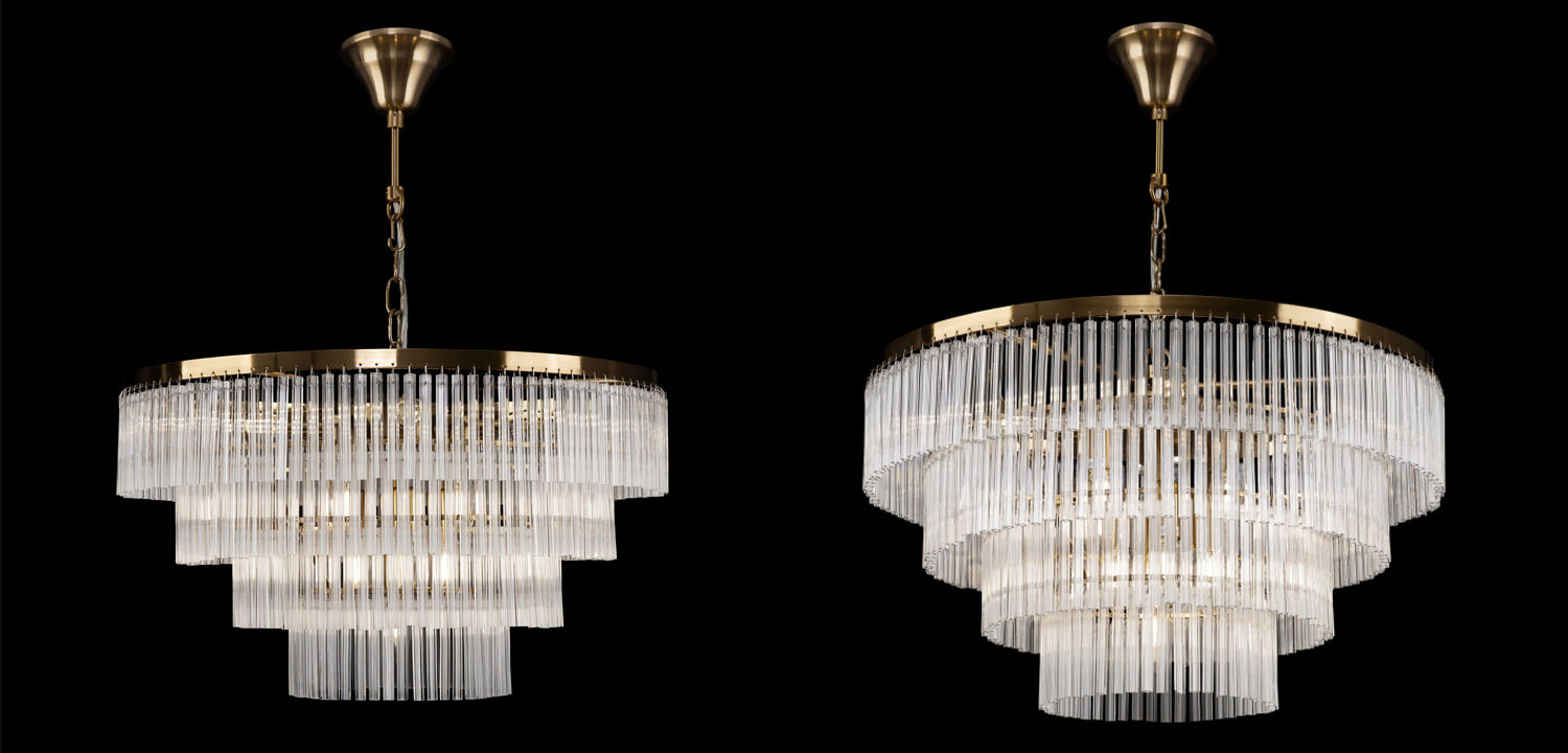 Люстра Olimpa Chandelier brass 59 - фото