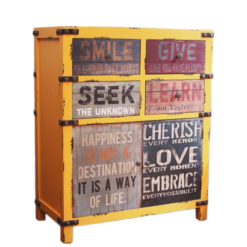 Комод Container Give a smile Желтый Мульти Комод Container Give a smile Желтый Мульти в Брянске | Loft Concept