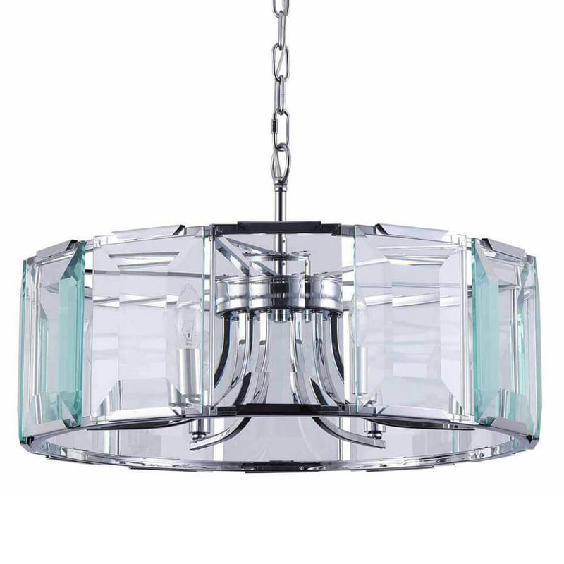 Люстра Harlow Crystal Round Chandelier chrome 6 Хром Люстра Harlow Crystal Round Chandelier chrome 6 Хром в Брянске | Loft Concept