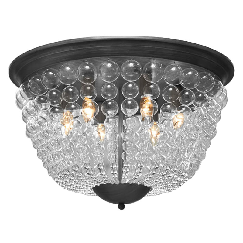 Потолочный светильник Bubble Blower Ceiling Серый бетон Прозрачное Стекло Потолочный светильник Bubble Blower Ceiling Серый бетон Прозрачное Стекло в Брянске | Loft Concept
