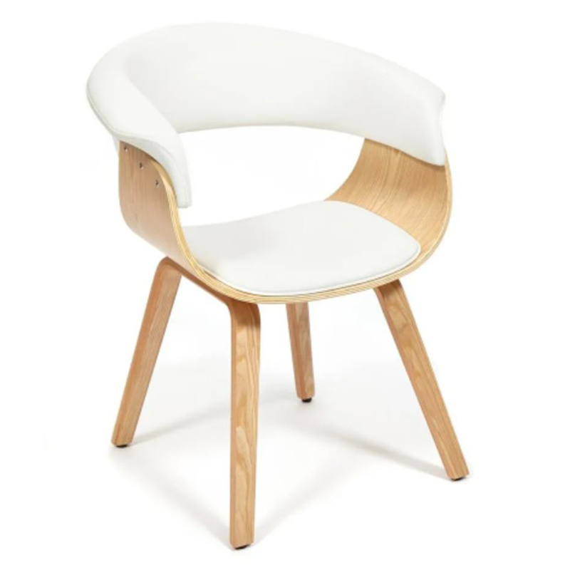 Стул Floris Eco leather Белый Древесина в Брянске | Loft Concept 