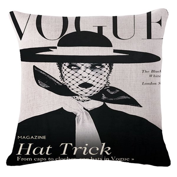 Декоративная подушка VOGUE II Черно-белый Декоративная подушка VOGUE II Черно-белый в Брянске | Loft Concept