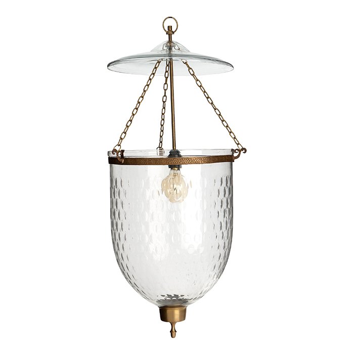Люстра Lantern Bexley S Латунь Античная полированная Прозрачное Стекло Люстра Lantern Bexley S Латунь Античная полированная Прозрачное Стекло в Брянске | Loft Concept