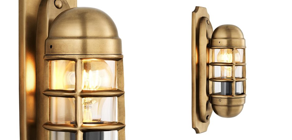 Бра Eichholtz Wall Lamp Le Caprice Brass - Loft-Concept в Брянске