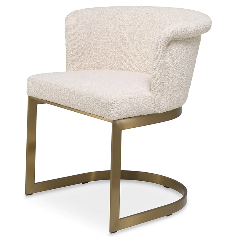 Стул Eichholtz Dining Chair Bofinger Латунь Молочный Стул Eichholtz Dining Chair Bofinger Латунь Молочный в Брянске | Loft Concept