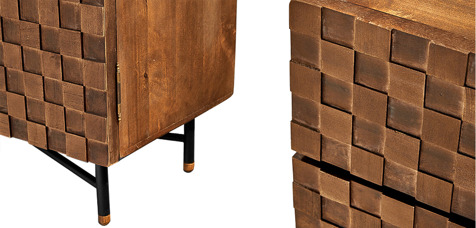 Комод в стиле Лофт Cells Wood Commode Комод в стиле Лофт Cells Wood Commode - Loft-Concept в Брянске