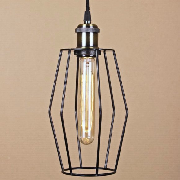 Подвесной светильник Wire Cage Pendant Spauk Black Черный Подвесной светильник Wire Cage Pendant Spauk Black Черный в Брянске | Loft Concept
