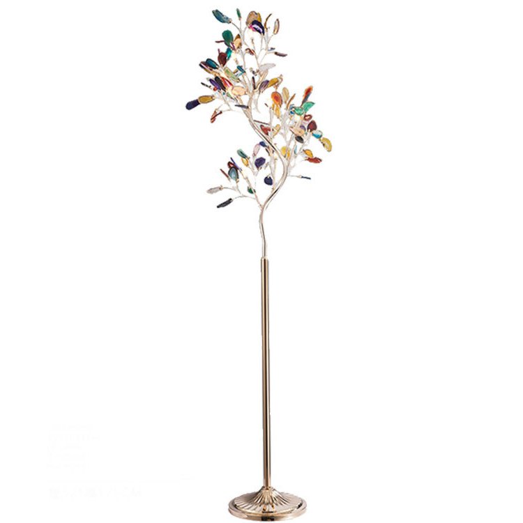Торшер Sprigs of Agate Floor Lamp Глянцевое золото в Брянске | Loft Concept 
