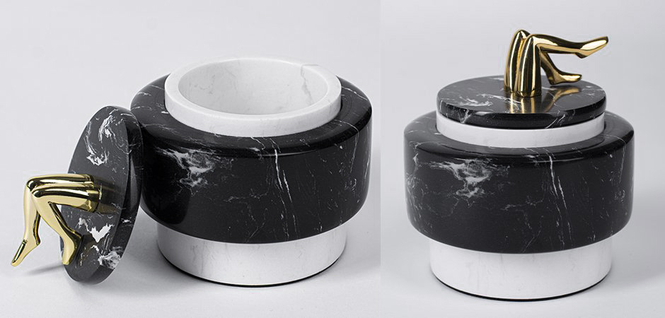 Шкатулка Kelly Wearstler SMALL MELANGE JAR Шкатулка Kelly Wearstler SMALL MELANGE JAR - Loft-Concept в Брянске