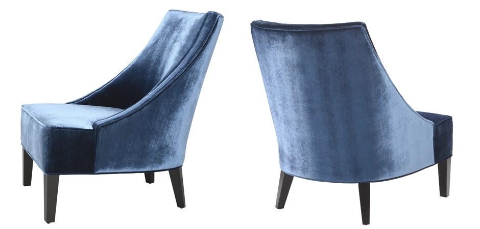 Кресло Eichholtz Chair Dulwich Blue Кресло Eichholtz Chair Dulwich Blue - Loft-Concept в Брянске