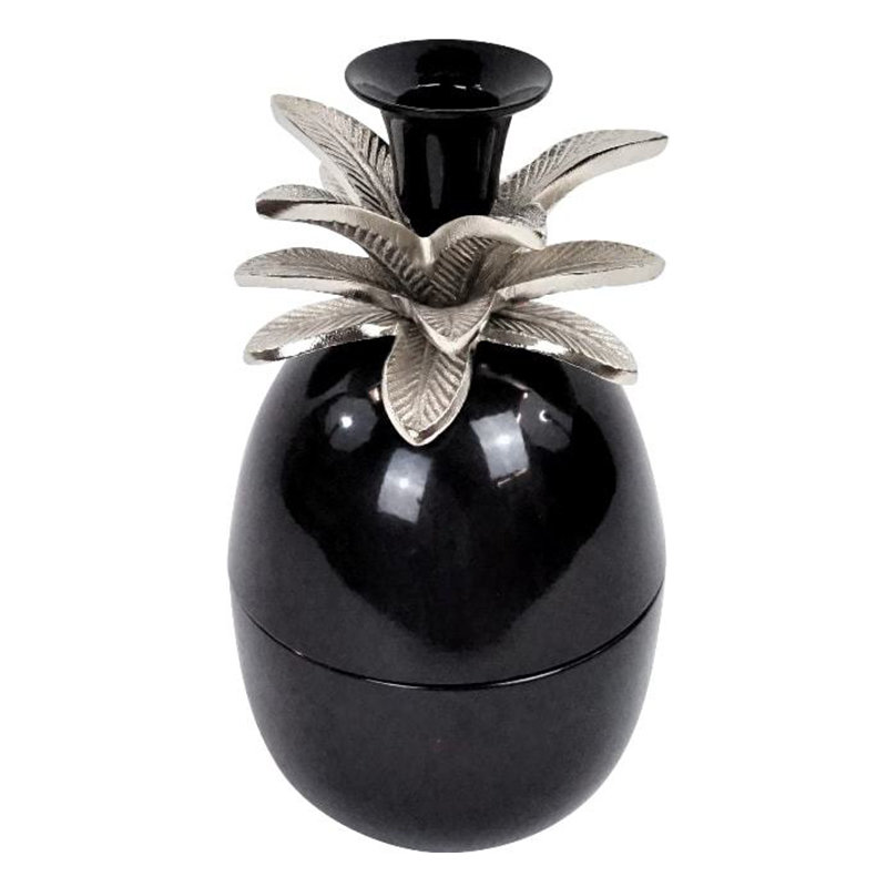 Подсвечник Pineapple Candlestick Черный в Брянске | Loft Concept 