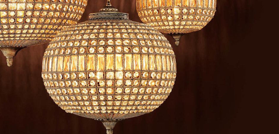 Люстра Chandelier Kasbah Oval M Brass Люстра Chandelier Kasbah Oval M Brass - Loft-Concept в Брянске
