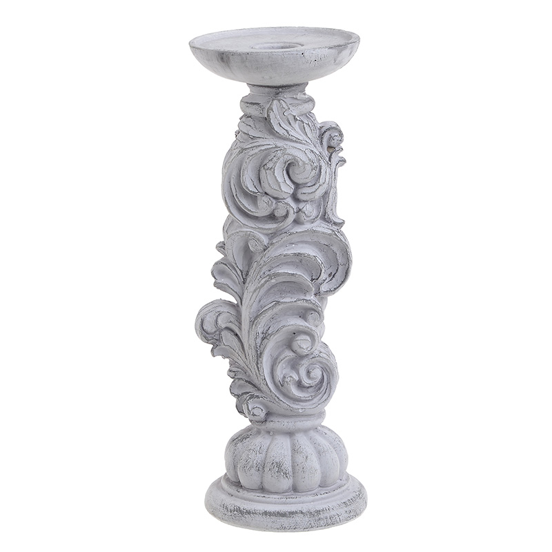 Подсвечник Pattern Candlestick Серый Подсвечник Pattern Candlestick Серый в Брянске | Loft Concept