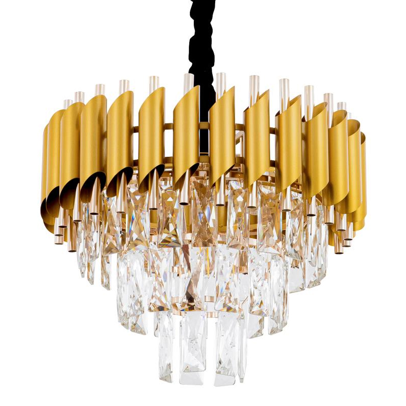 Многоярусная люстра Empire Crystal Gold&Silver Серебряный Золотой Многоярусная люстра Empire Crystal Gold&Silver Серебряный Золотой в Брянске | Loft Concept