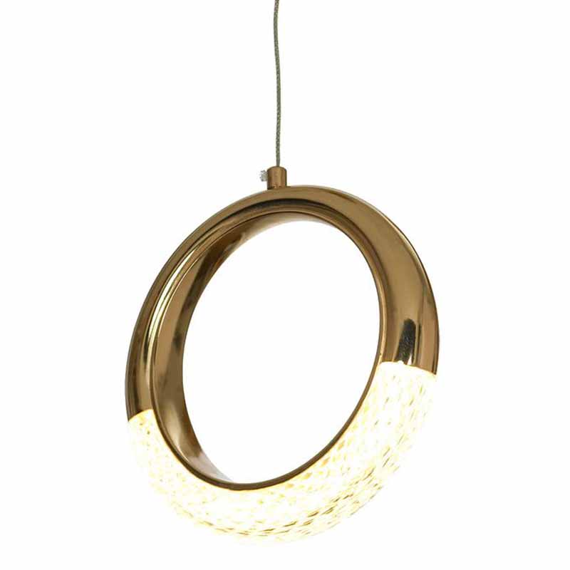 Подвесной светильник Jeziel Ring Hanging lamp Глянцевое золото Подвесной светильник Jeziel Ring Hanging lamp Глянцевое золото в Брянске | Loft Concept