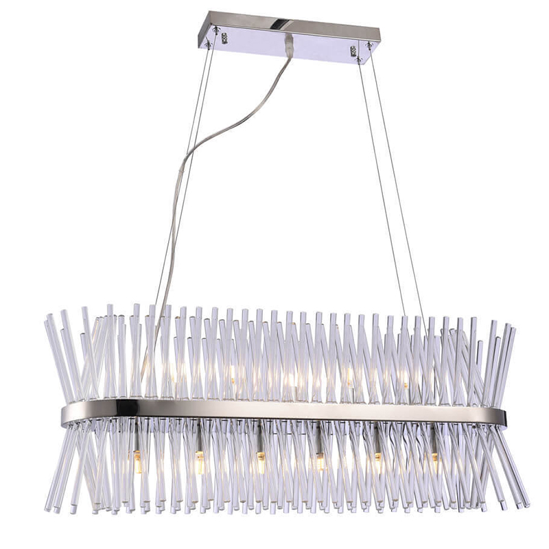 Люстра Nembus Rini Chandelier Chrome Хром Прозрачное Стекло Люстра Nembus Rini Chandelier Chrome Хром Прозрачное Стекло в Брянске | Loft Concept