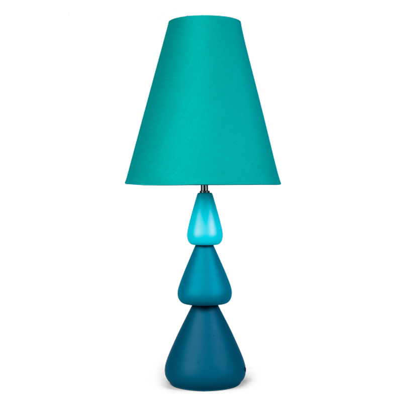 Настольная лампа Turquoise Wave Бирюзовый Настольная лампа Turquoise Wave Бирюзовый в Брянске | Loft Concept
