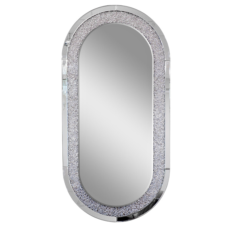 Зеркало Odila Crystals Oval Mirror Зеркало Odila Crystals Oval Mirror в Брянске | Loft Concept
