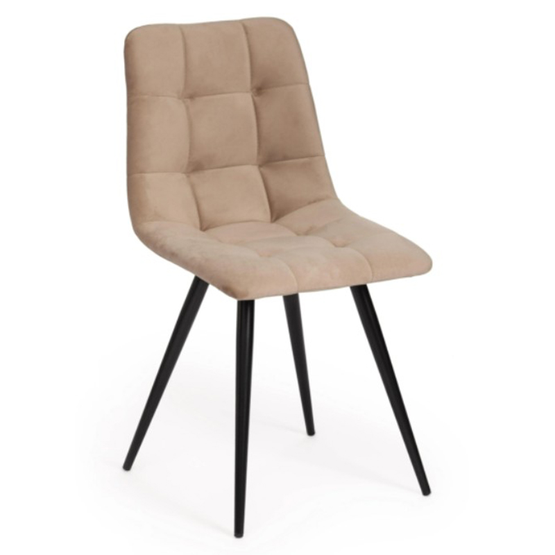 Стул Nancy Beige Chair Бежевый Черный Стул Nancy Beige Chair Бежевый Черный в Брянске | Loft Concept
