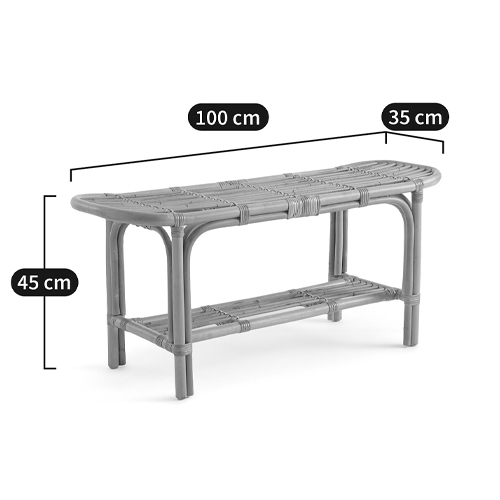 Скамья из ротанга с подушкой Manlio Rattan Bench Скамья из ротанга с подушкой Manlio Rattan Bench в Брянске