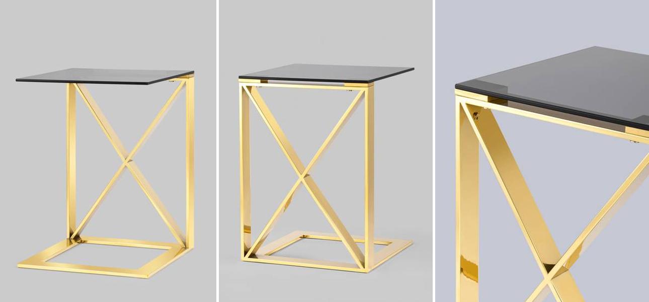 Стол приставной Lanzheron Collection Gold - фото