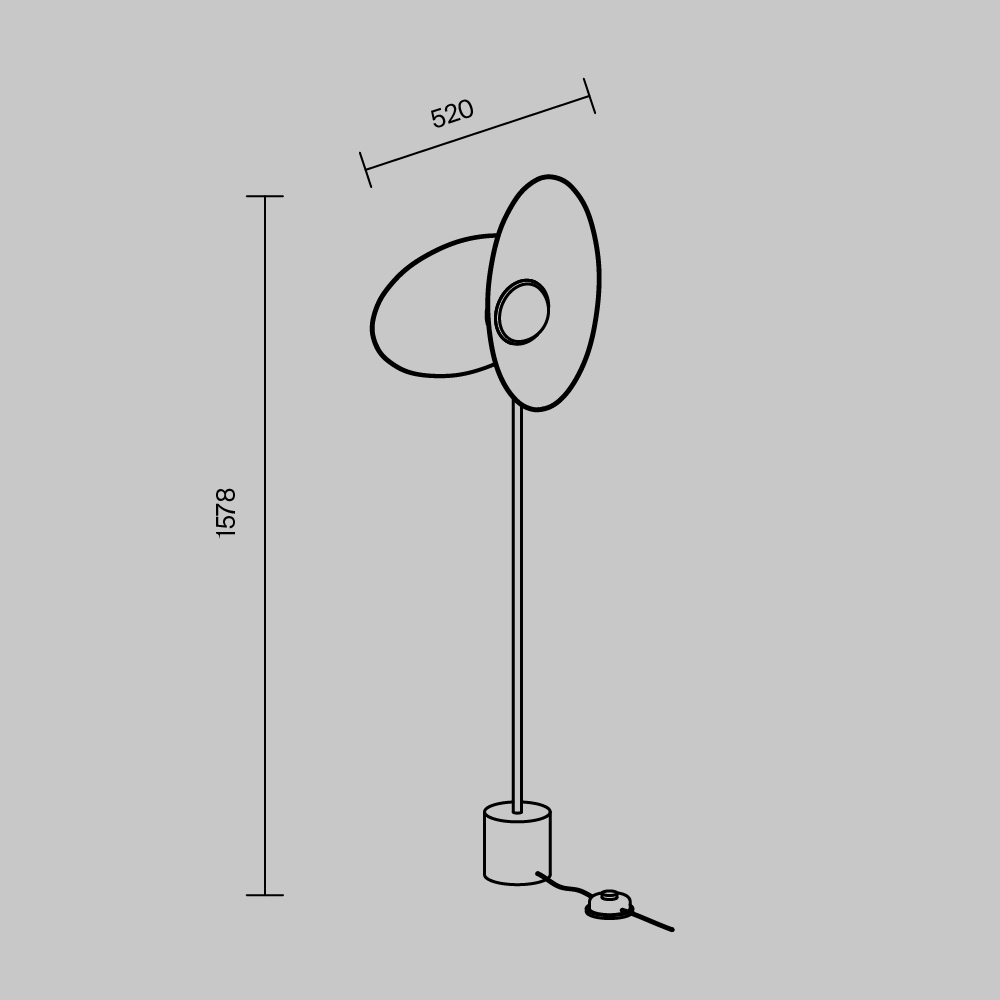 Напольный светильник Evolution 3000К 12Вт в Брянске